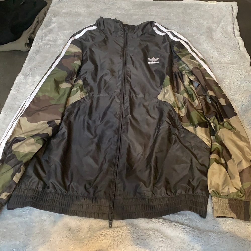Camo Adidas Windbreaker